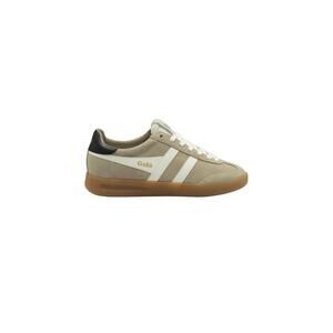 NEW GOLA women's cyclone suede sneakers in bone/off white/gum